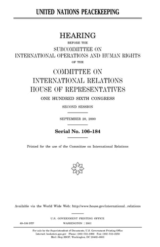 United Nations Peacekeeping