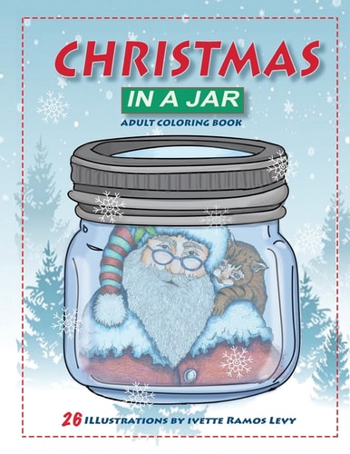 Christmas in a Jar Coloring Book for Adults