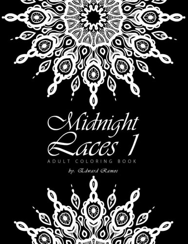 Midnight Laces 1 Adult Coloring Book
