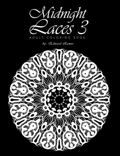 Midnight Laces 3 Adult Coloring Book