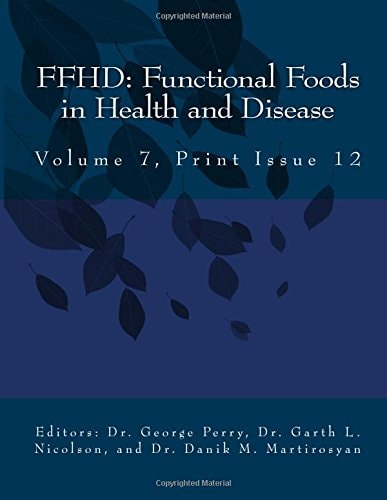 Ffhd Functional Foods in Health and Disease, Volume 7, Print Issue 12