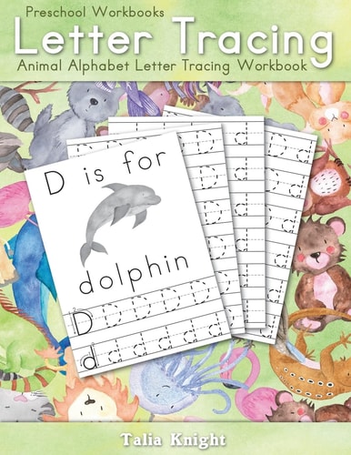 Preschool Workbooks Letter Tracing Animal Alphabet Letter Tracing Workbook