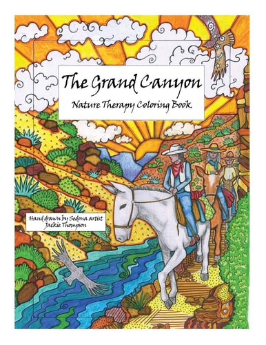The Grand Canyon Nature Therapy Coloring Book