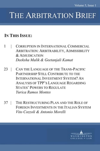 The Arbitration Brief Volume 5, Issue 1