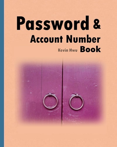 Pass Word and Account Number Book You No Longer Forget the Bank Password, Keywords