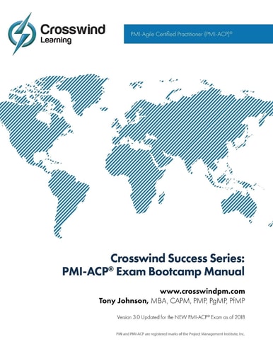 Crosswind Exam Success Series PMI-ACP Bootcamp Manual with Exam Simulation App
