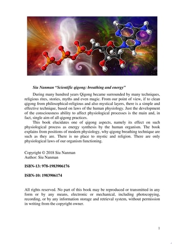 Scientific qigong: breathing and energy