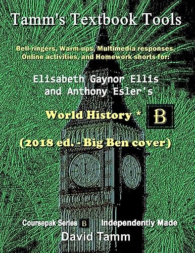 Ellis and Esler's World History* (2018 Ed. - Big Ben Cover) Activites Bundle Bell-Ringers, Warm-ups, Multimedia Responses and Online Activities to Accompany the Pearson World History* Text