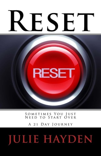 Reset Sometimes You Just Need to Start Over a 21 Day Journey