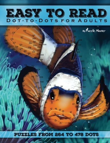 Easy to Read Dot-To-Dots for Adults