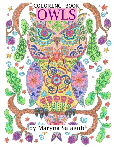 Owls Coloring Book