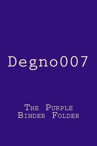 Degno007 The Purple Binder Folder