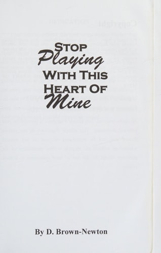 Stop Playing with This Heart of Mine