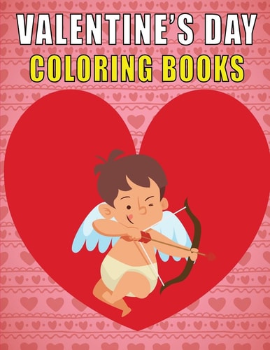 Valentine's Day Coloring Book Valentine's Day Book, Cute Animal, Coloring Book for Kids, Funny Book.
