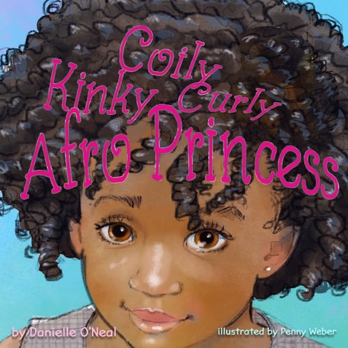 Coily Kinky Curly Afro Princess Mini Hairstyle Book