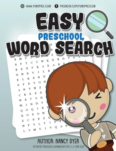 Easy Preschool Word Search Activities PRESCHOOL Workbooks for 3 4 5 Year Olds