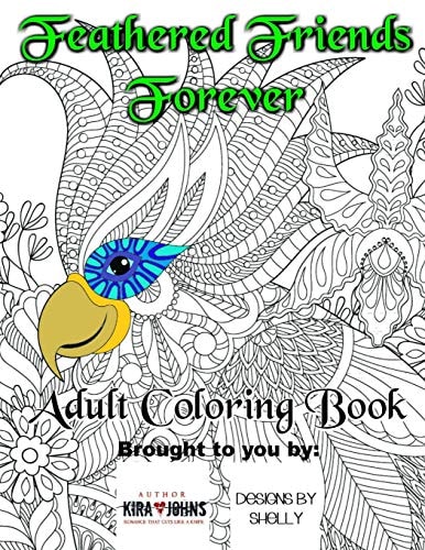 Feathered Friends Forever AdultColoring Book
