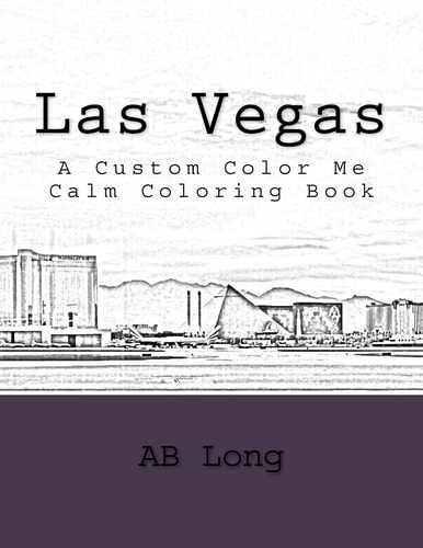 Las Vegas A Custom Color Me Calm Coloring Book