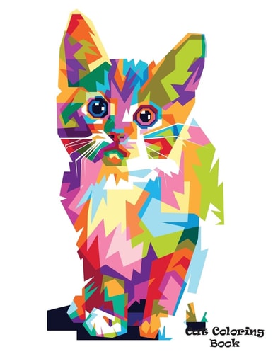 Cat Coloring Book 40 Pages Cat Coloring Book for Kids, Cute Kawaii Coloring Books, Cat Coloring Books for Adults Relaxation, Cat Book
