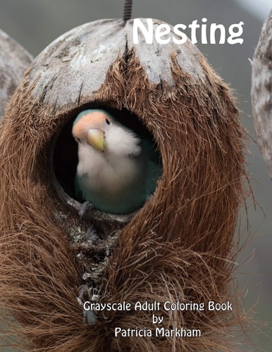 Nesting Grayscale Adult Coloring Book