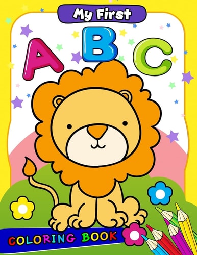 My First ABC Coloring Book Activity Book for Boy, Girls, Kids Ages 2-4,3-5,4-8 (Alphabet and Shape)