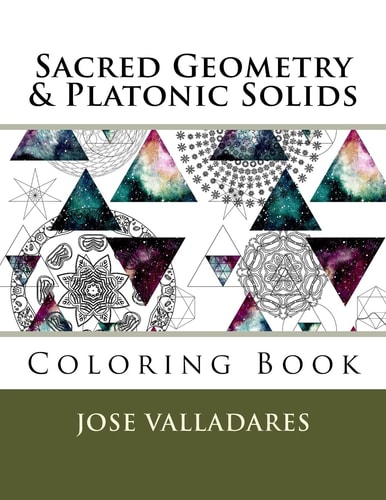 Sacred Geometry and Platonic Solids Coloring Book