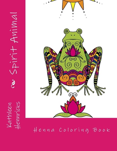 Spirit Animal Henna Coloring Book