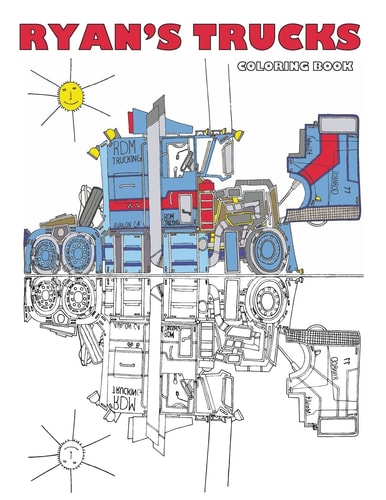 Ryan's Trucks Coloring Book