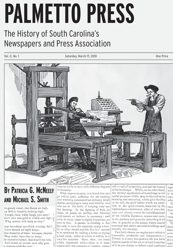 Palmetto Press The History of South Carolina's Newspapers and Press Association