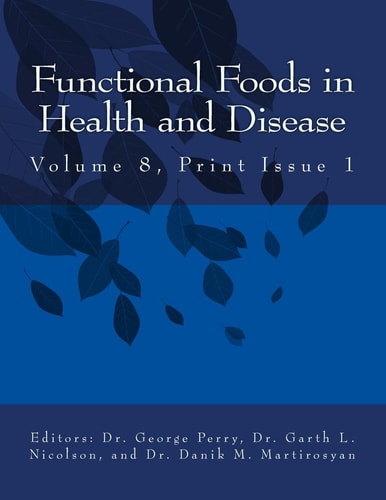 Ffhd Functional Foods in Health and Disease, Volume 8, Print Issue 1