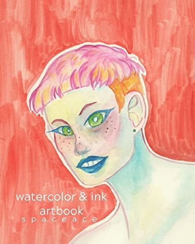Space Ace Watercolor and Ink Art Book