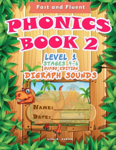 Phonics Book 2 Level 1. Stages 4 - 6 (digraphs). Jumbo Edition