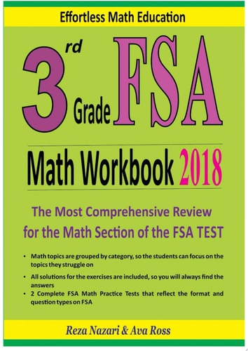 3rd Grade FSA Math Workbook 2018 The Most Comprehensive Review for the Math Section of the FSA TEST