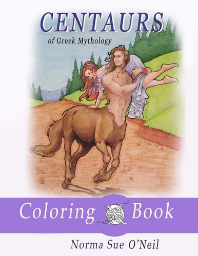 Centaurs of Greek Mythology Coloring Book