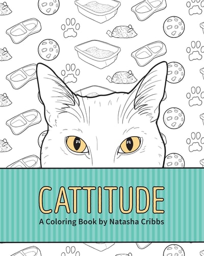 Cattitude A Coloring Book
