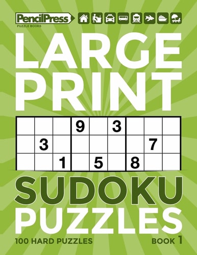Large Print Sudoku Puzzles Book 1