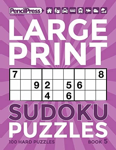 Large Print Sudoku Puzzles Book 5