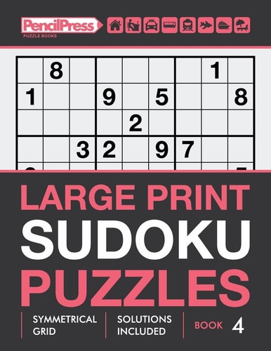 Large Print Sudoku Puzzles (Hard Puzzles), (Book 4)
