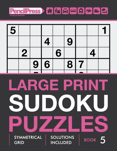 Large Print Sudoku Puzzles (Hard Puzzles), (Book 5)