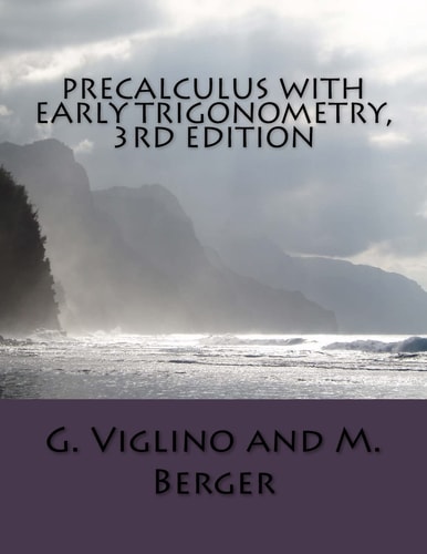 Precalculus with Early Trigonometry 3rd Edition