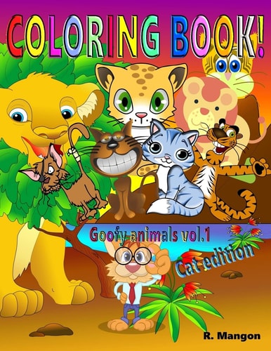 Coloring Book Animals Vol. 1 Cat Edition