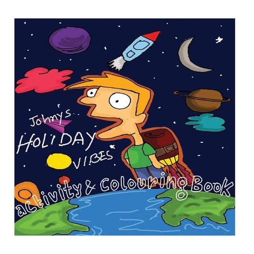 Johny's Holiday Vibes Activity and Coloring Book