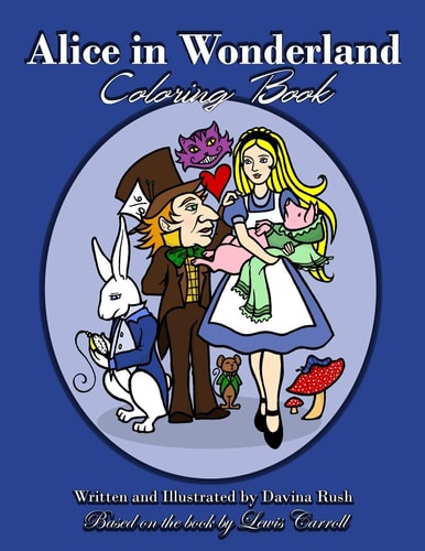 Alice in Wonderland Coloring Book