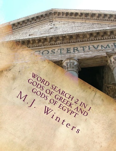 Word Search 2 in 1 Gods of Greek and Gods of Egypt 2 in 1 Word Search Name of Gods