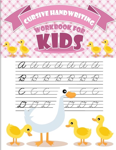 Cursive Handwriting Workbook for Kids Abc Workbooks for Preschool, Abc Workbook for Kindergarten, Workbooks for Preschoolers, K Workbook Age 5, Grade 1-3