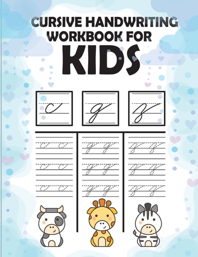 Cursive Handwriting Workbook for Kids Workbook Cursive, Workbook Tracing, Cursive Handwriting Workbook for Teens, Cursive Handwriting Workbook for Kids Grade 2