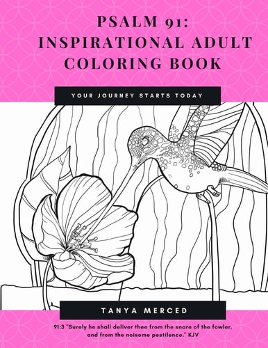Psalm 91 Inspirational Adult Coloring Book