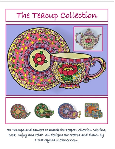 The Teacup Collection Coloring Book