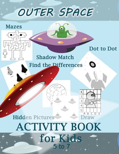 Outer Space Activity Book for Kids 5 To 7