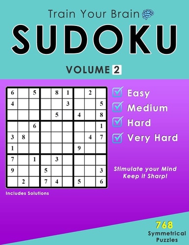 SUDOKU 768 Symmetrical Puzzles Train Your Brain